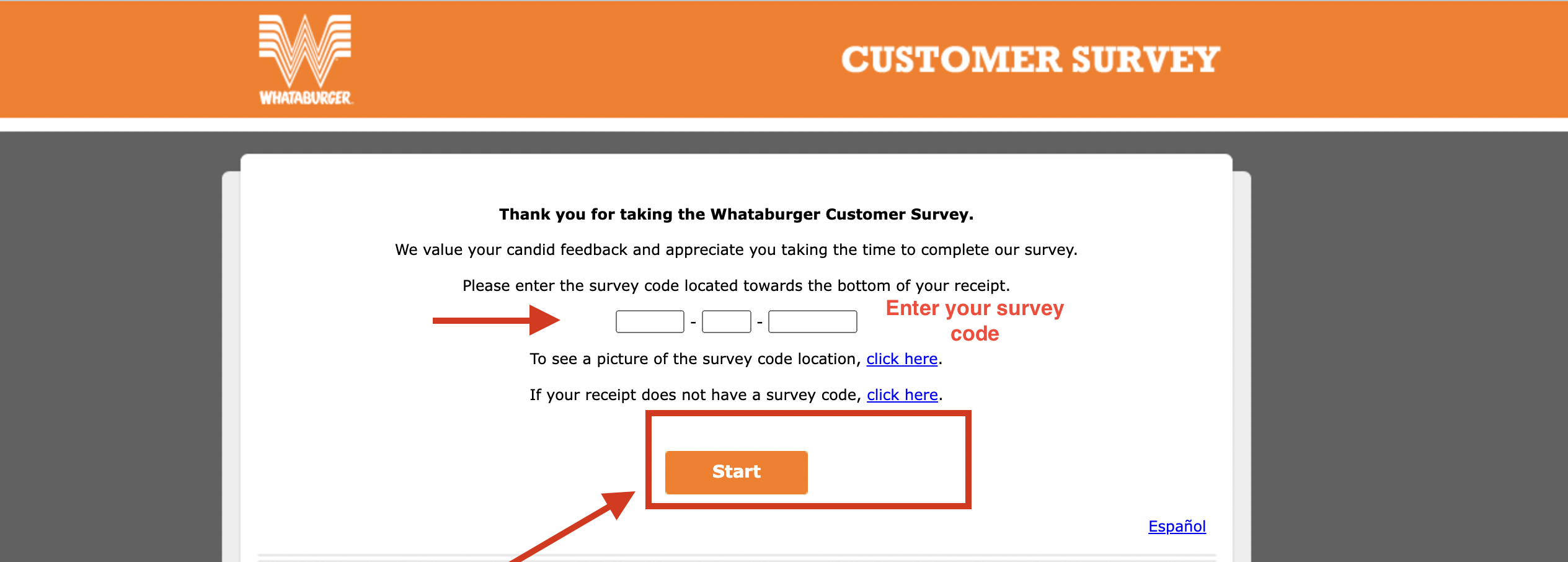 How to Take the Whataburger Survey