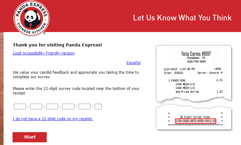 Pandaexpress.com/feedback survey