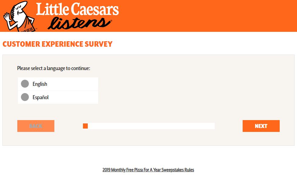 Little Caesars Customer Feedback Survey At www.littlecaesarslistens.com